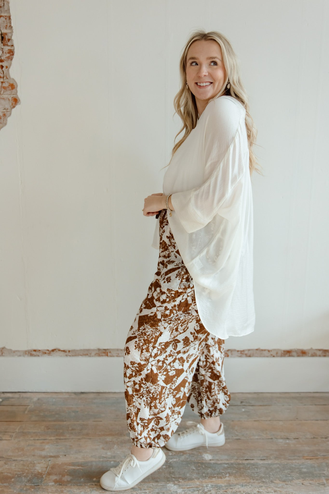 Out of Time Floral Print Pants