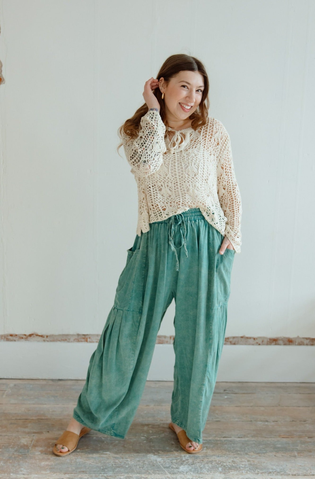 Right This Way Wide Leg Pants
