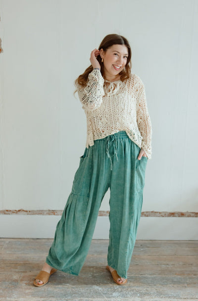 Right This Way Wide Leg Pants