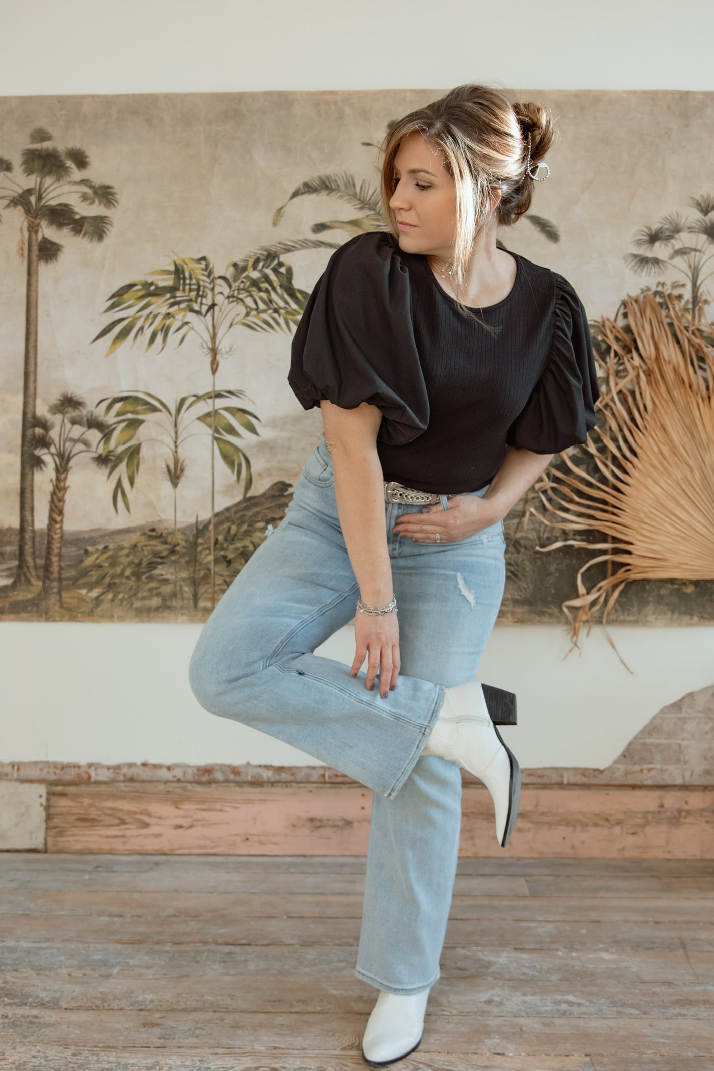 Sittin' Pretty Puff Sleeve Top
