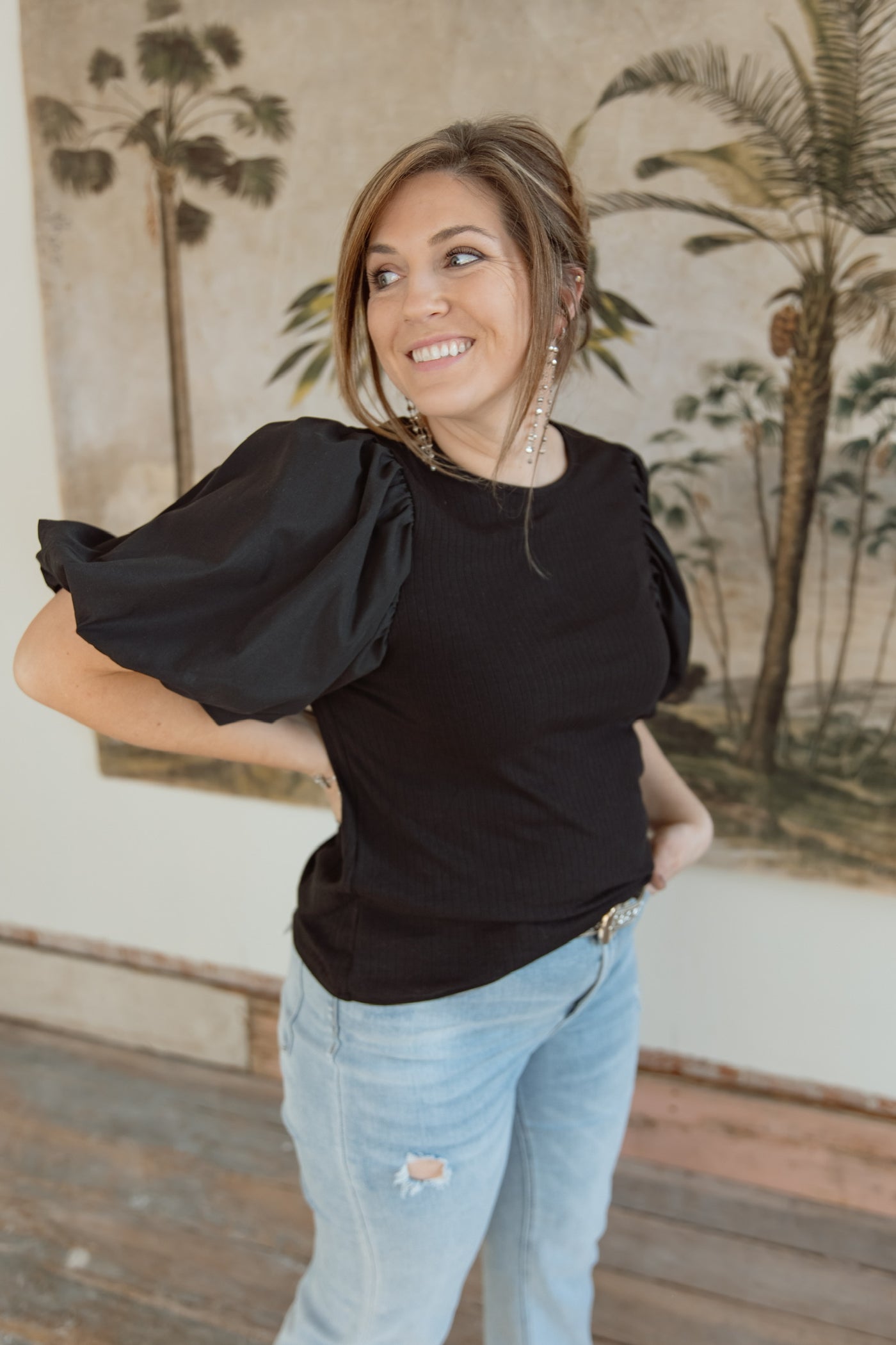 Sittin' Pretty Puff Sleeve Top