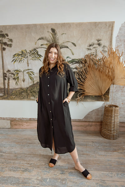 Better Than Basic Button Down Dress