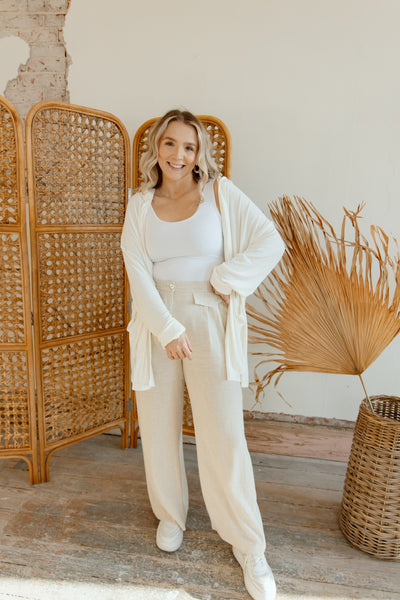Immediately Yes Soft Hooded Cardigan