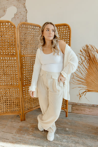 Like a Boss Button Trousers