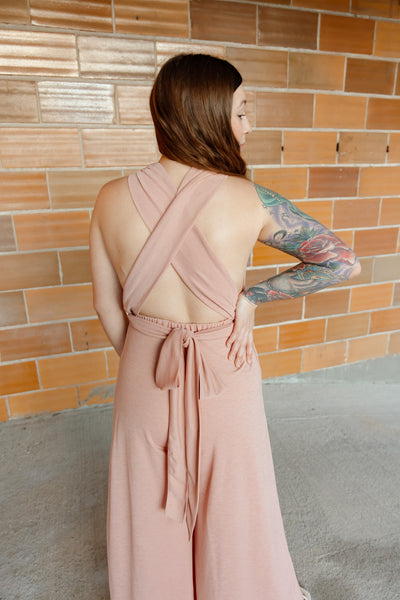 Your Eyes Only Cross Back Jumpsuit