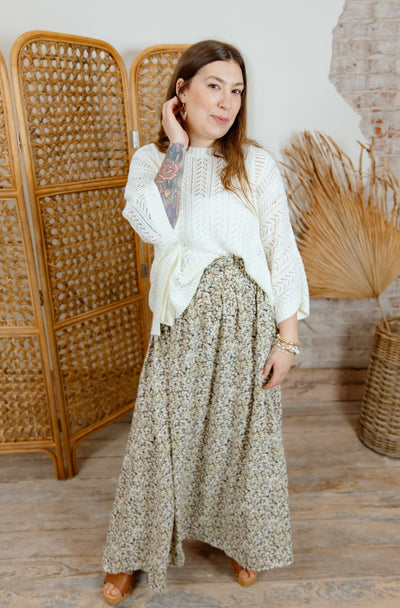 Not Your Momma's Floral Skirt