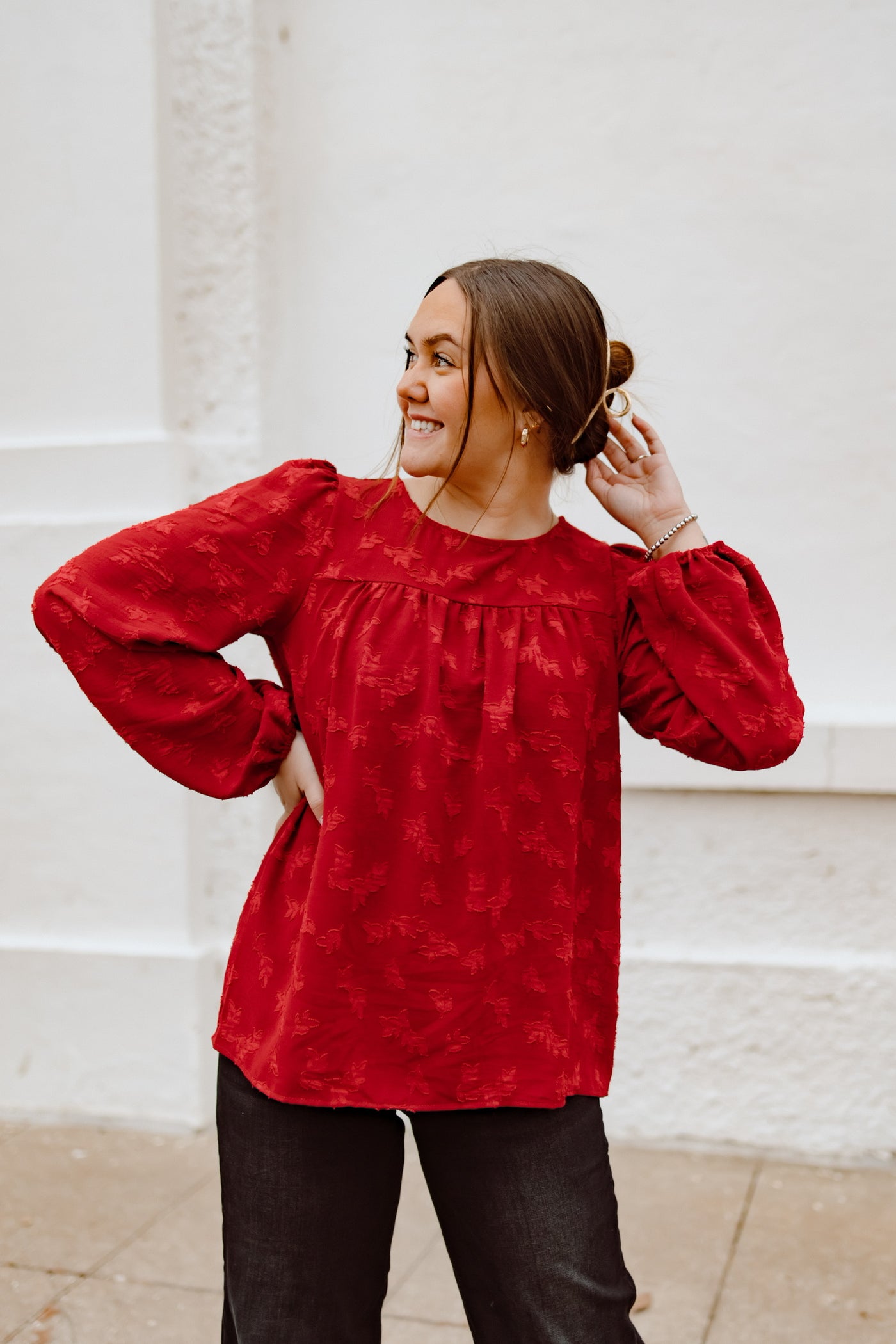 Beautiful Places Patterned Top