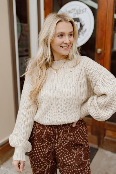 Never Better Chunky Sweater