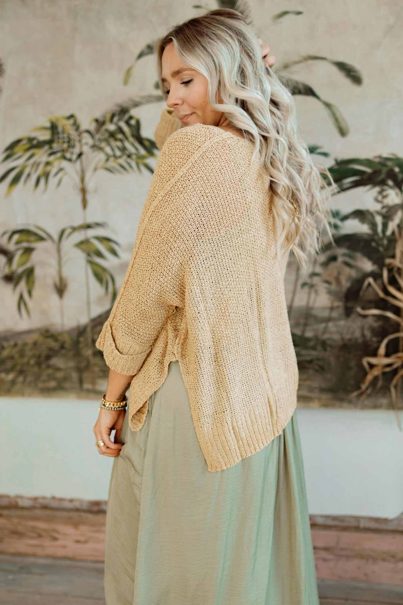 Beautiful Mistake Loose Knit Sweater