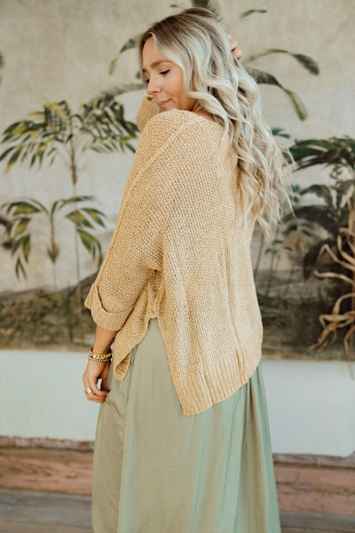 Beautiful Mistake Loose Knit Sweater