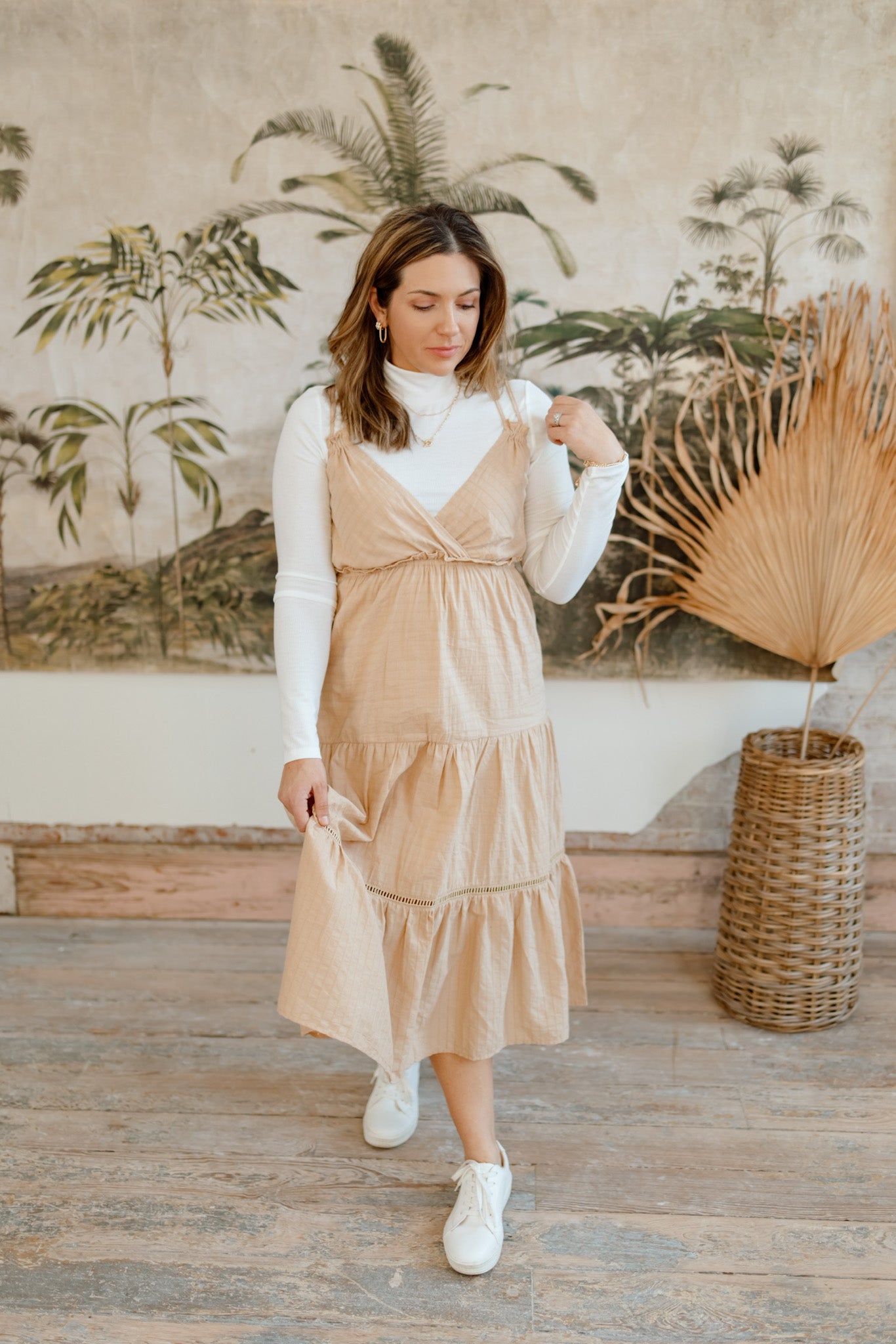 Wishing Mock Neck Long Sleeve Top