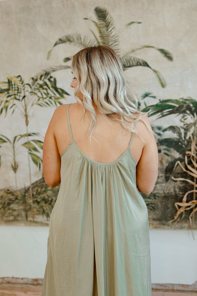 Escape With Me Silky Maxi Dress