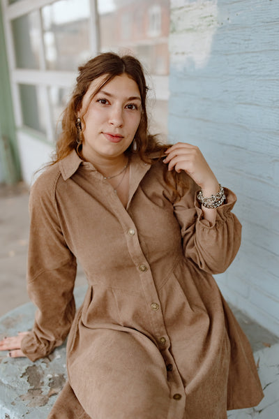 Better Days Corduroy Dress