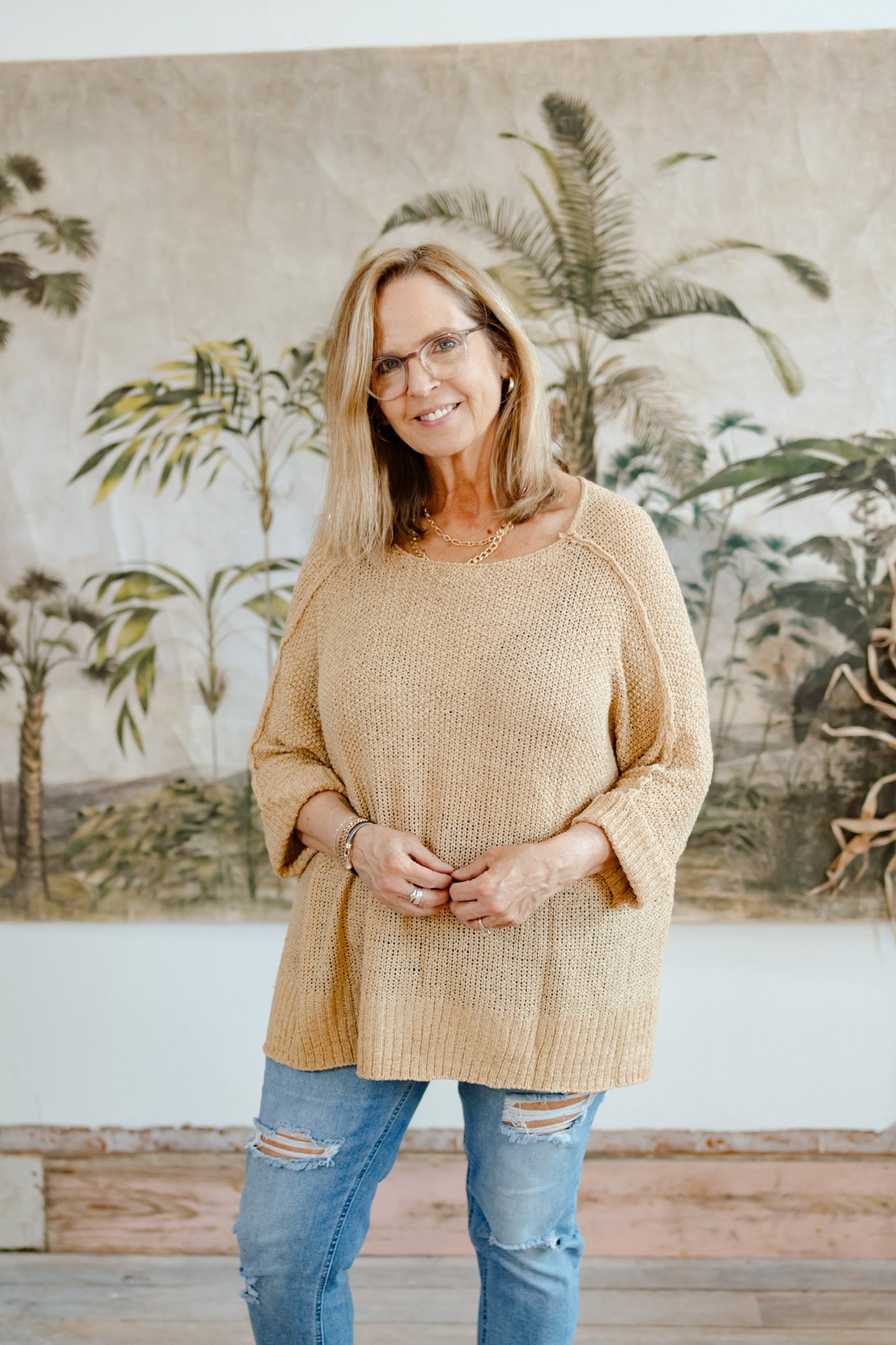 Beautiful Mistake Loose Knit Sweater