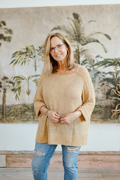 Beautiful Mistake Loose Knit Sweater