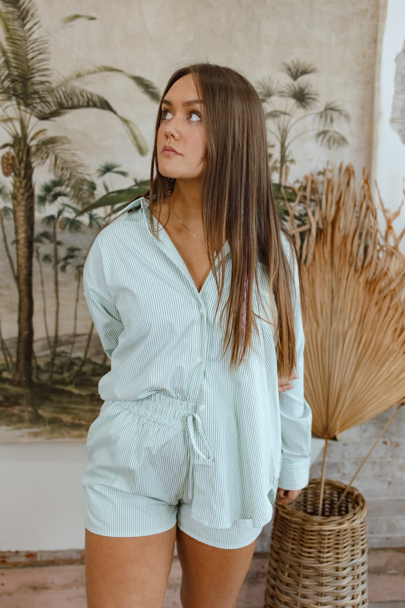 Sunny Hunny Pinstripe Set