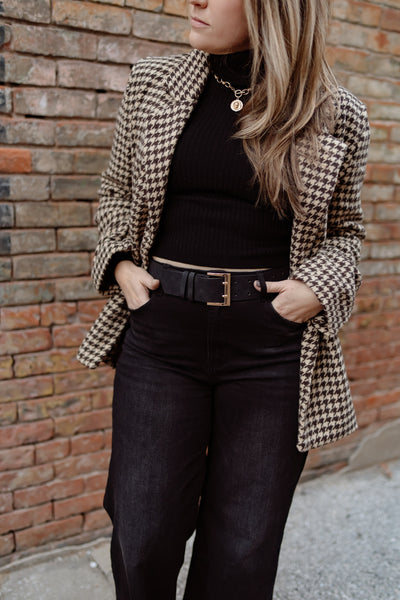Be You Houndstooth Blazer