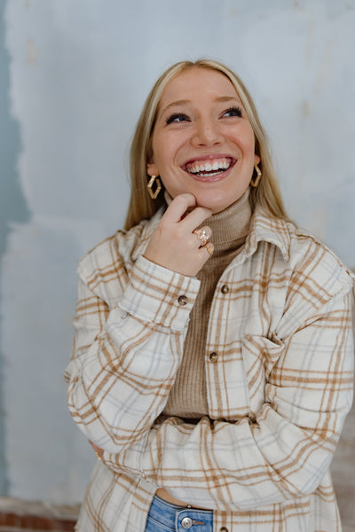 Warm Plaid Flannel Shacket