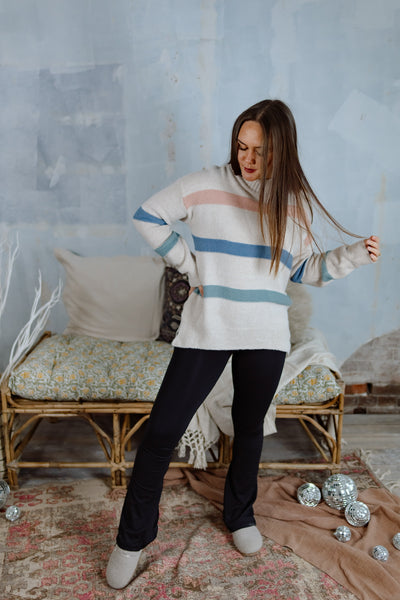 Good Vibes Stripe Sweater