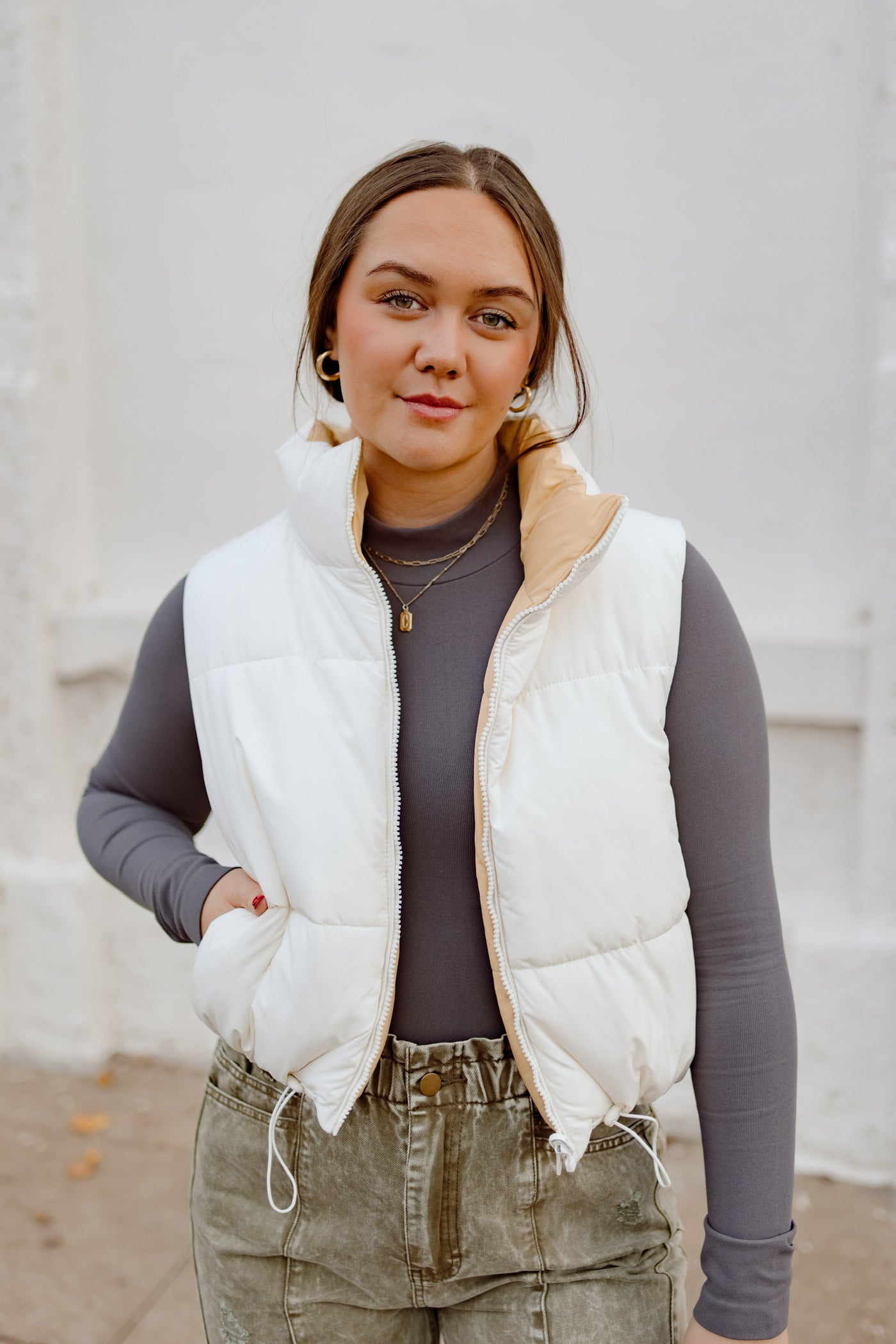 Hot + Cold Reversible Puffer Vest