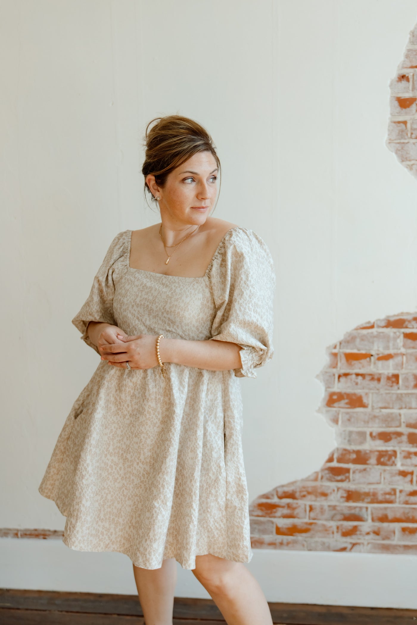 Sweet Beginnings Babydoll Dress