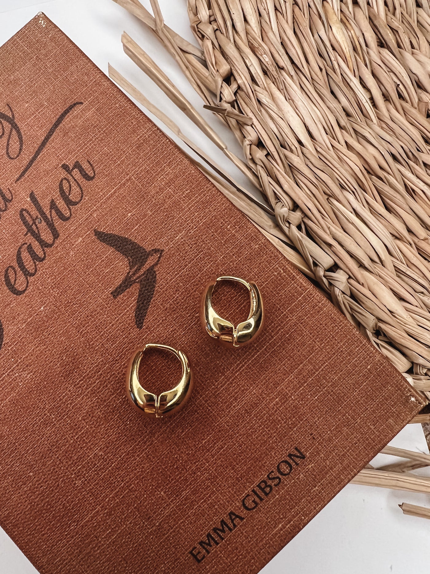 Mini Latch Huggie Earrings