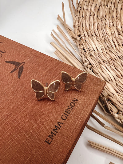 Mini Butterfly Post Stud earrings