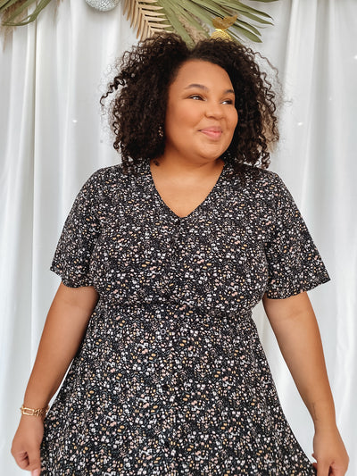 Saffron Floral Dress
