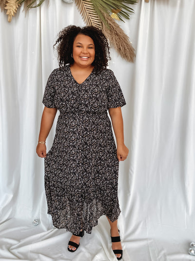 Saffron Floral Dress
