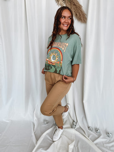 Dust Sage Wanderlust Graphic Tee