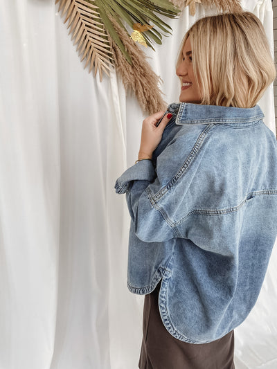 Oversized 90's Jean Jacket