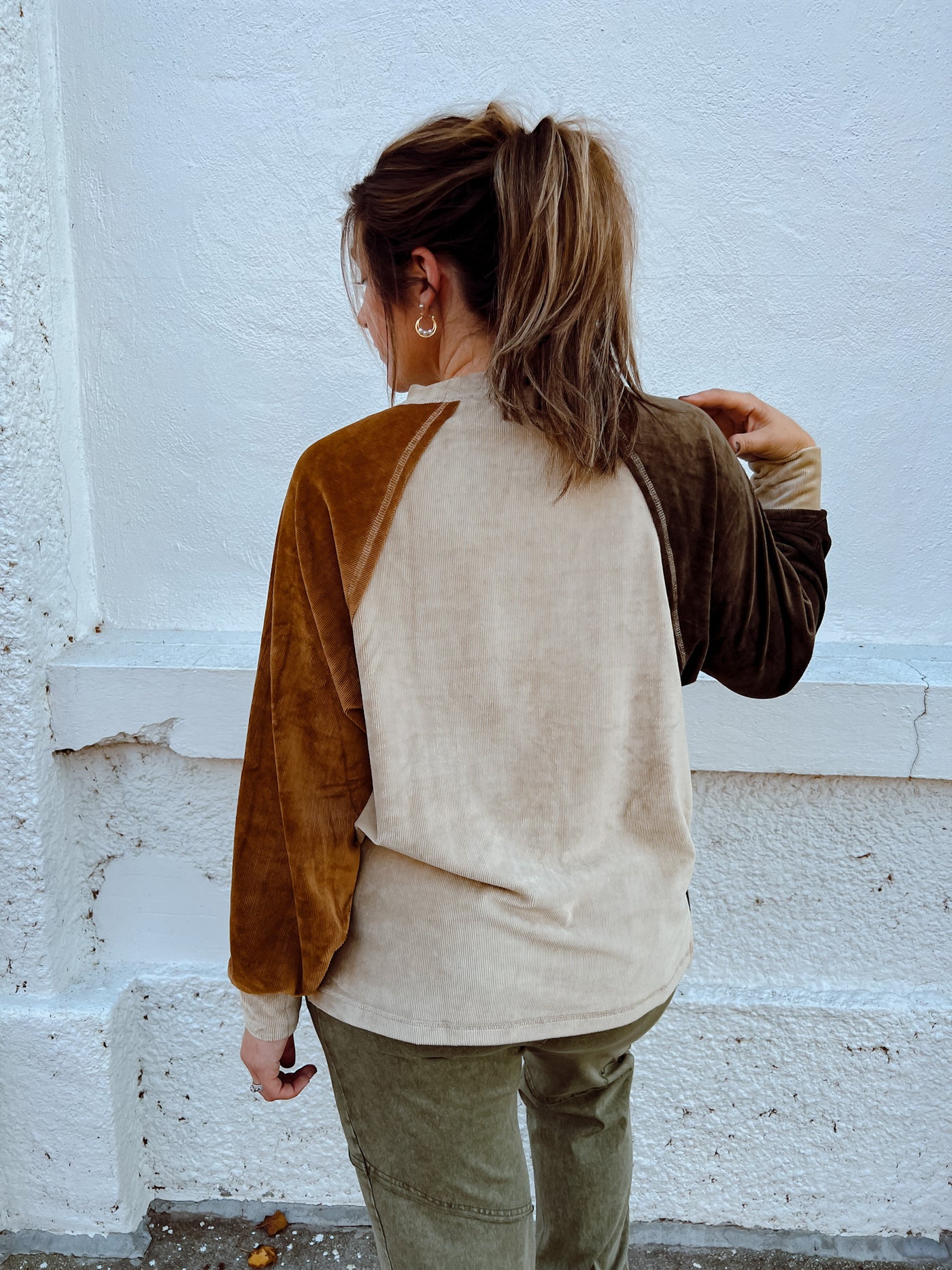 Latte Lover Velvet Top