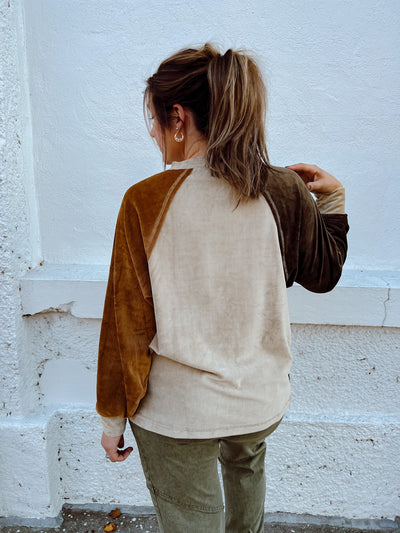 Latte Lover Velvet Top