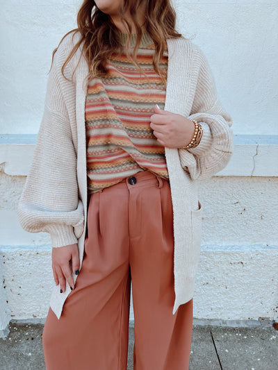 Vanilla Bean Oversized Cardigan