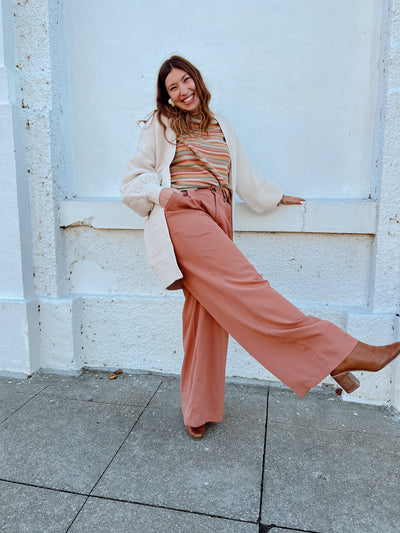 Feel the Love Wide Leg Trouser