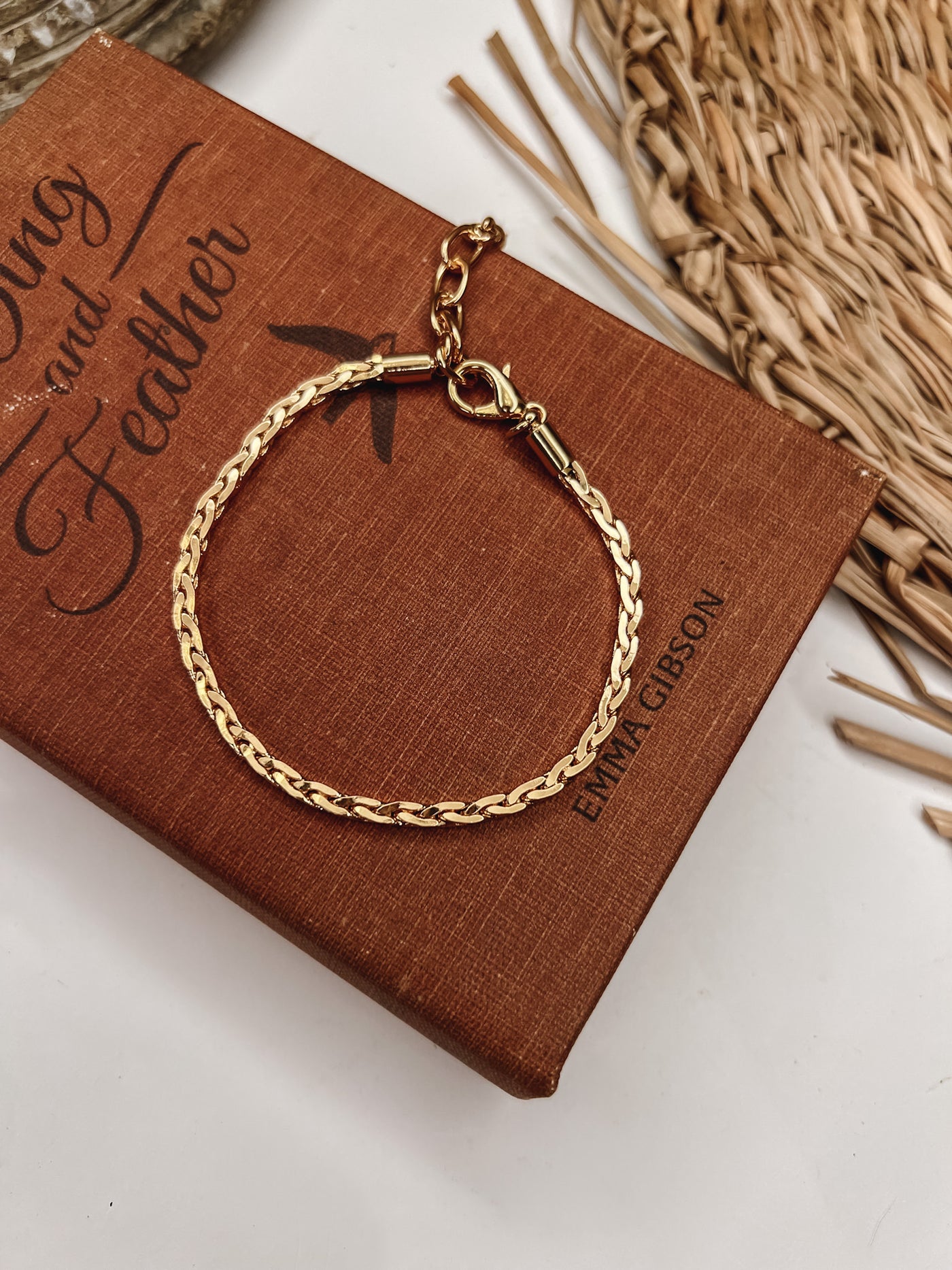 Wheat Chain Clasp Bracelet