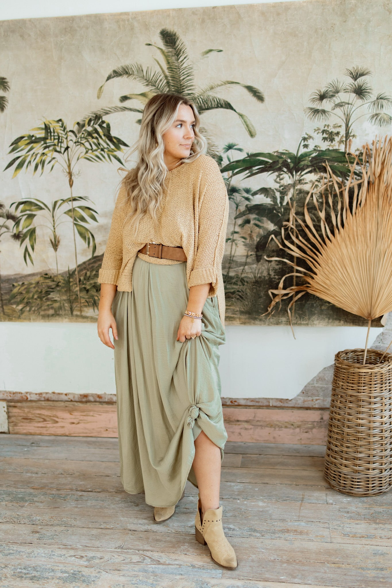 Escape With Me Silky Maxi Dress