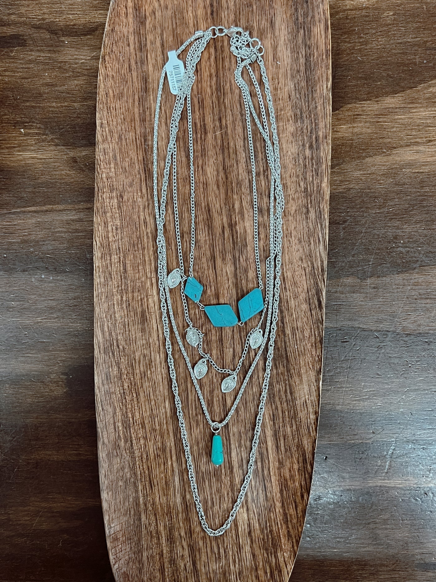Stringed Turquoise Necklace