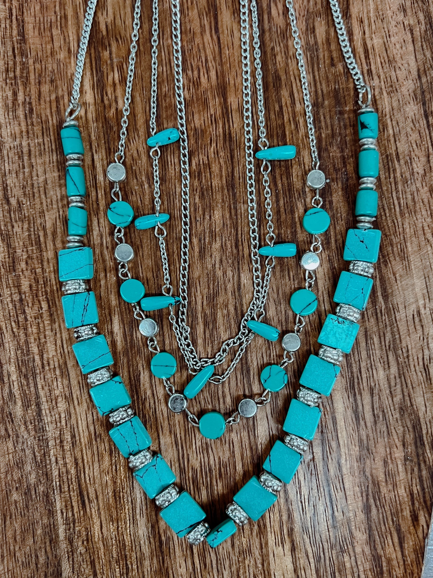 Turbulent Turquoise Necklace