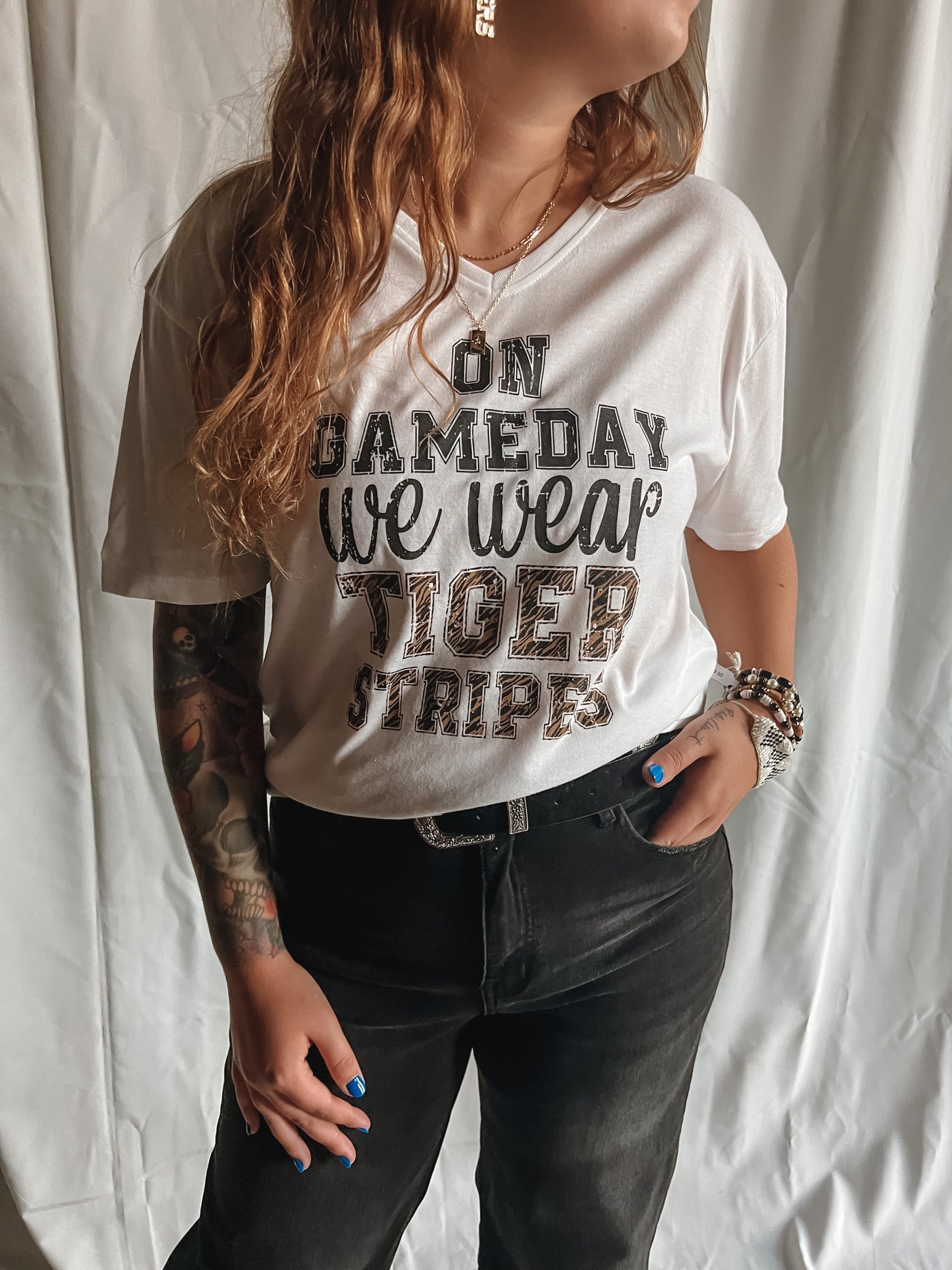Tiger Stripe Gameday Graphic Tee
