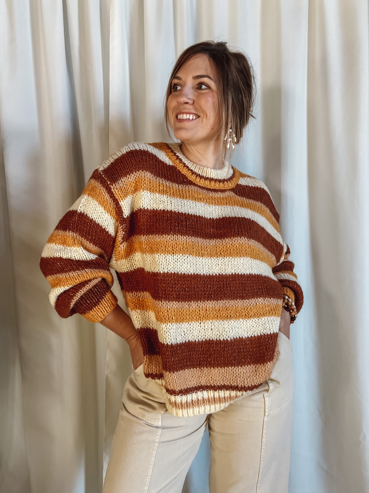 Harvest Moon Striped Sweater