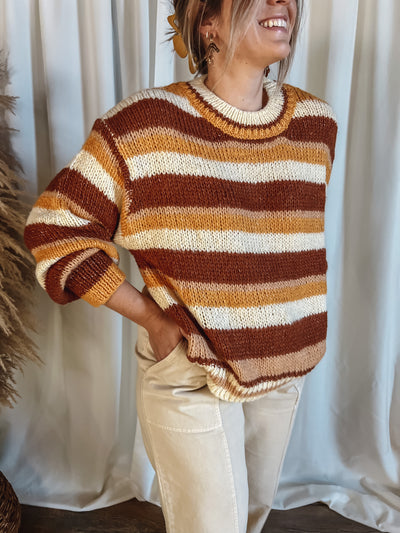 Harvest Moon Striped Sweater